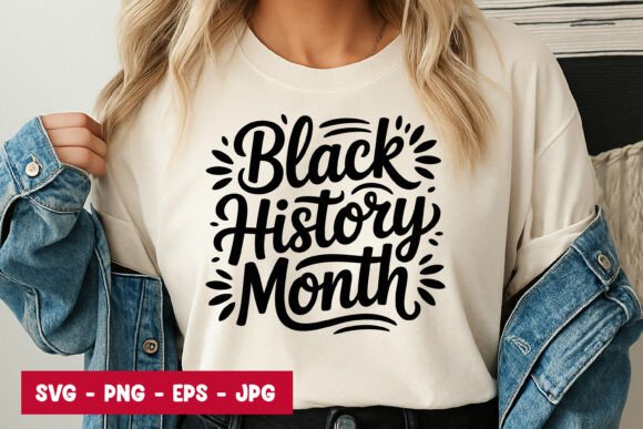 Black History Month Decorative Script Graphics