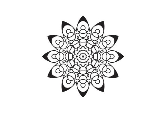 Circular Mandala Decorative Ornament: Graphics & Illustrations
