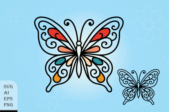 Decorative Butterfly Graphics and Illustrations