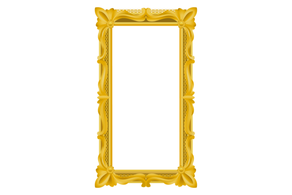 Decorative Golden Border: Graphics & Illustrations Review