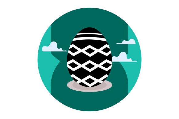 Easter Egg Decorative Style Graphics Freebies