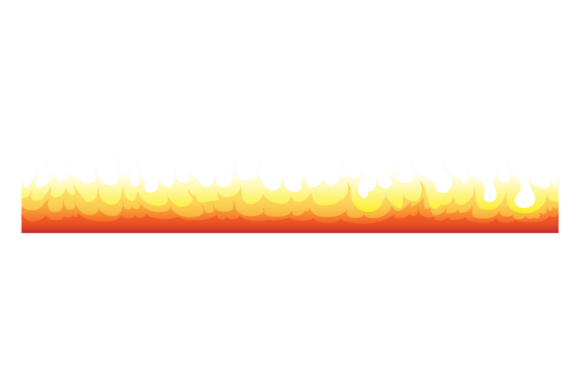 Fire Pattern. Endless Fiery Decorative H
