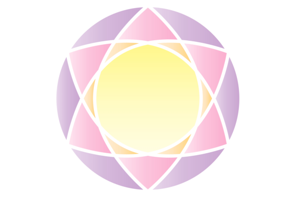 Geometric Flower Logo. Decorative Mosaic