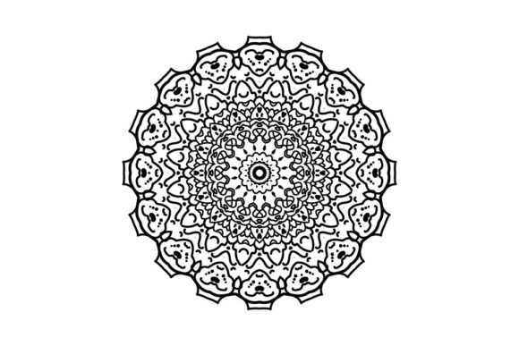 Mandala Decorative Background: Graphics and Illustrations for Digital Selling