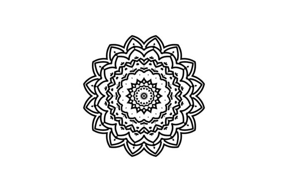 Mandala Pattern Decorative Shape