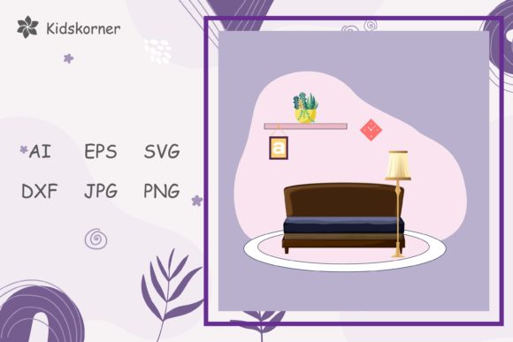 Modern Living Room Decorative Graphics Freebies
