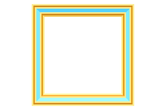 Square Gallery Frame: Graphics for Editorial Use